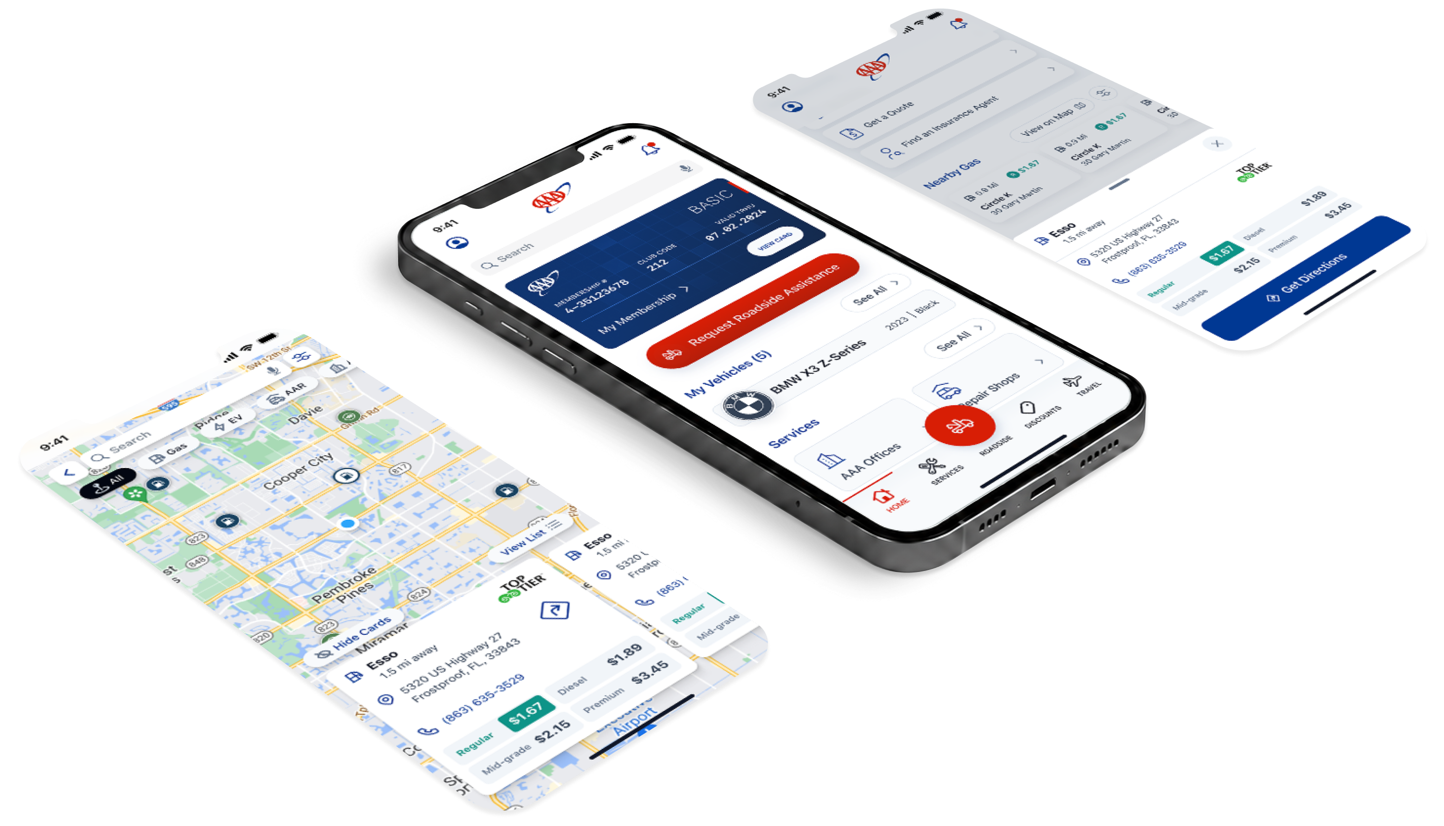 AAA Mobile app redesign overview