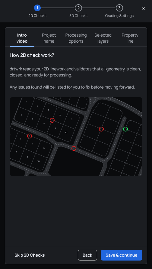 DRTWRK Selected layers