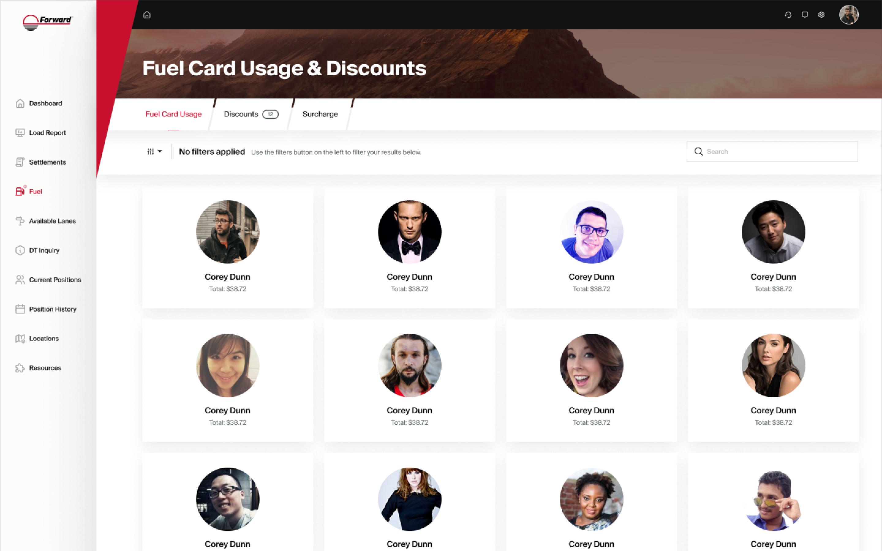Fuel Card Usage